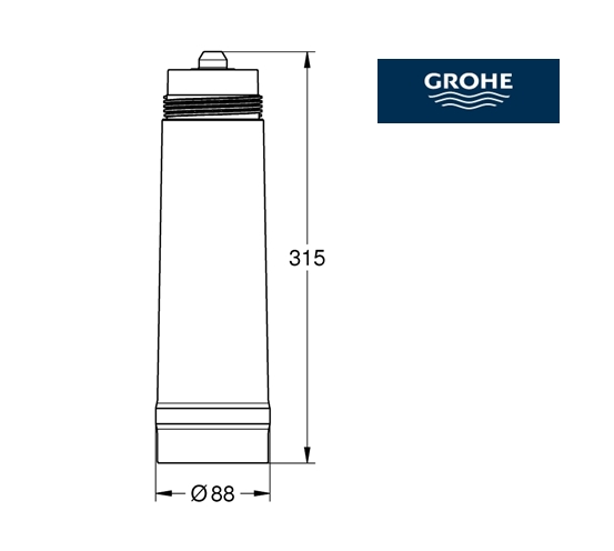 Grohe Blue filter M size - 40430001